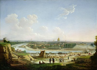 Vue générale de Paris depuis la colline de Chaillot, 1818 - Seyfert