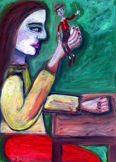 La rêveuse et sa marionnette - Sharyn Bursic