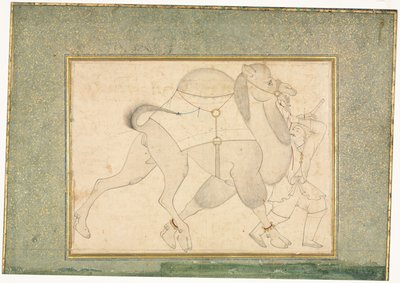 Chameau et Palefrenier, Illustration d