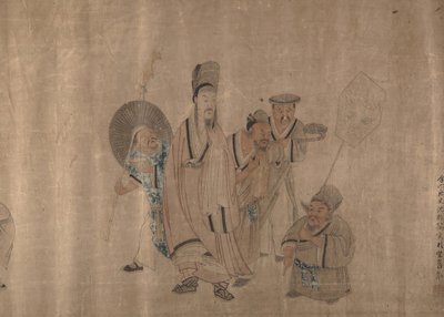 Peinture de figure, milieu du 19ème siècle - Shen Zhenlin