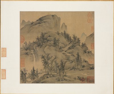 Voyageurs dans les montagnes d