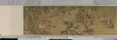 Femmes Et Enfants Dans Un Jardin - Shi Wang