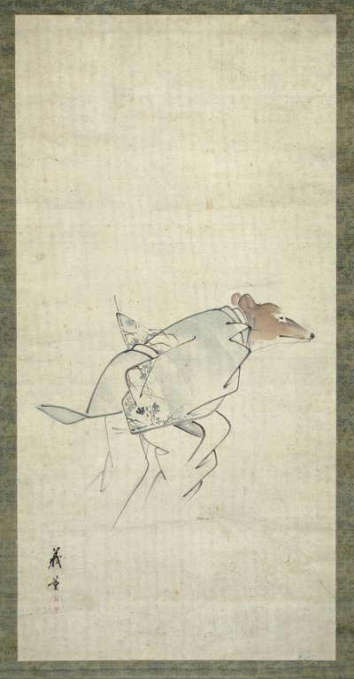 Un renard déguisé en femme - Shibata Gito
