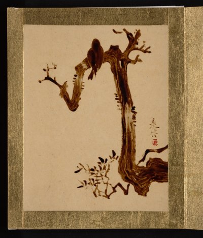 Krähe auf Baum - Shibata Zeshin