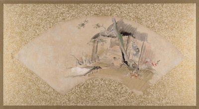 Maison avec femme et bébé - Shibata Zeshin