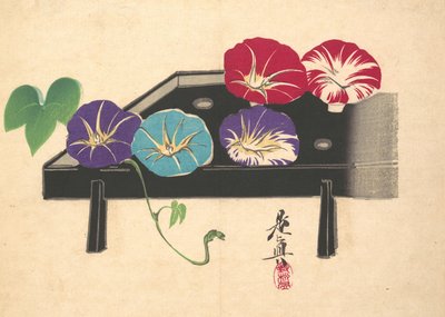 Gloires du matin, vers 1860 - Shibata Zeshin