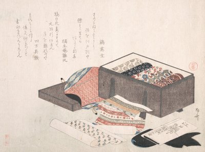 Boîte avec draperies, 19ème siècle - Shinsai