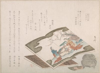 Livres illustrés et un brûleur d