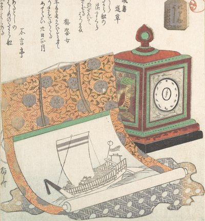 Horloge de table et Kakemono d