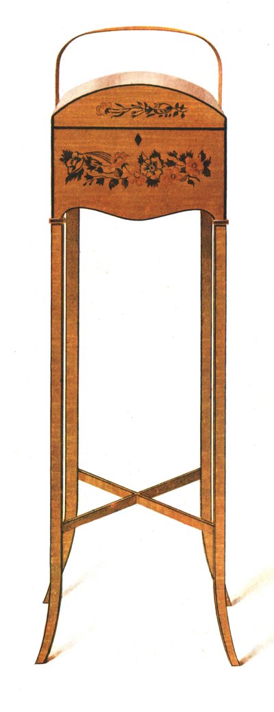 Table de travail en bois peint, 1908 - Shirley Charles Llewellyn Slocombe