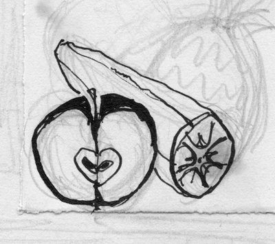 Pomme et banane, vers 1950 - Shirley Markham