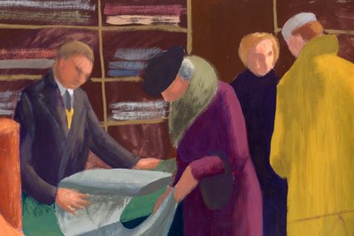 Boutique de drapier, 1951 - Shirley Markham