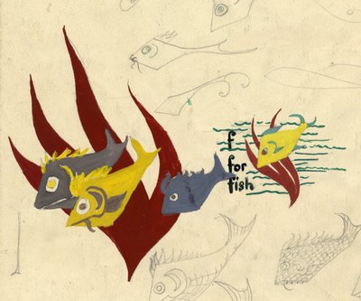 Illustration de poisson - Shirley Markham