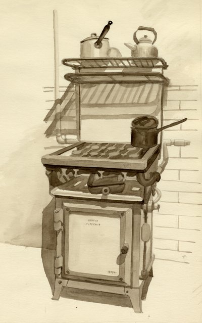 Cuisinière à gaz, 1951 - Shirley Markham