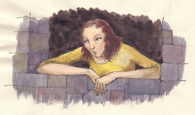 Femme grincheuse, vers 1950 - Shirley Markham