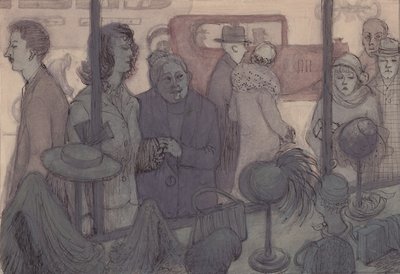 Vitrine de Magasin de Chapeaux, vers 1952 - Shirley Markham