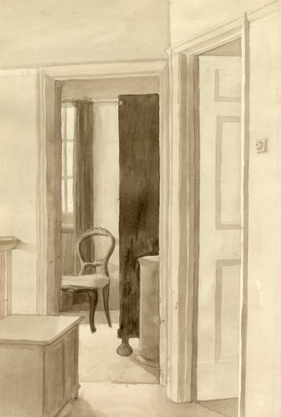 Intérieur avec chaise, vers 1950 - Shirley Markham