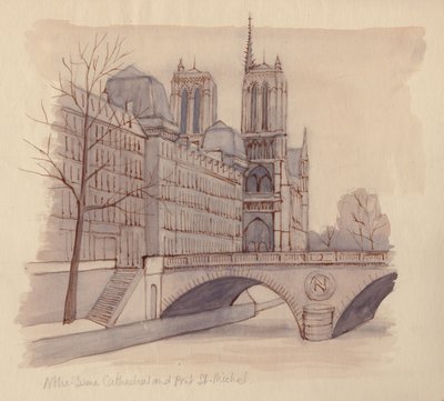 Cathédrale Notre-Dame et Pont St-Michel - Shirley Markham