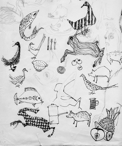 Page de croquis d