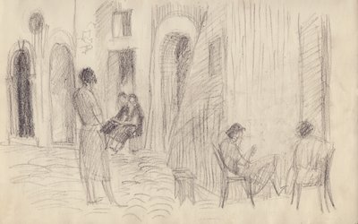 Scène de rue, Italie - Shirley Markham