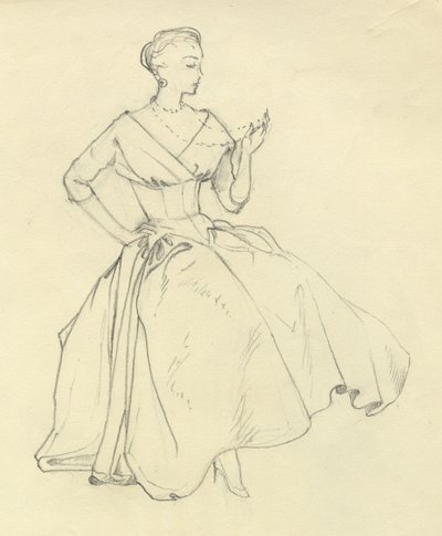 Femme avec collier - Shirley Markham