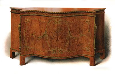 Commode incrustée, 1907-1908 - Shirley Charles Llewellyn Slocombe