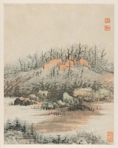 Réminiscences de la rivière Qinhuai - Shitao