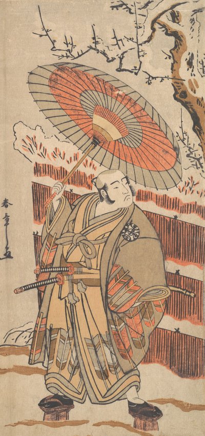 Un acteur de la lignée Nakamura, vers 1778 - Shunsho
