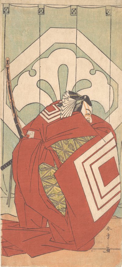 Ichikawa Danjuro V dans un rôle de Shibaraku, vers 1779 - Shunsho