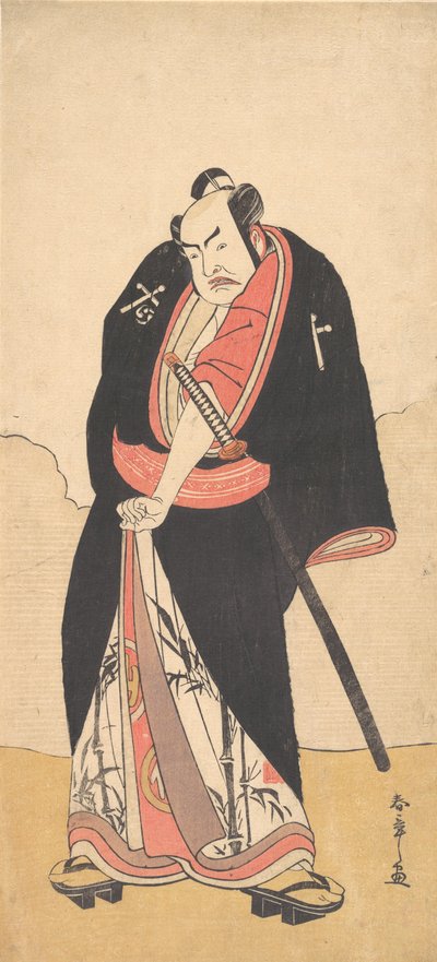Acteur de Kabuki Nakamura Sukegoro II en Kaminari Shokuro - Shunsho