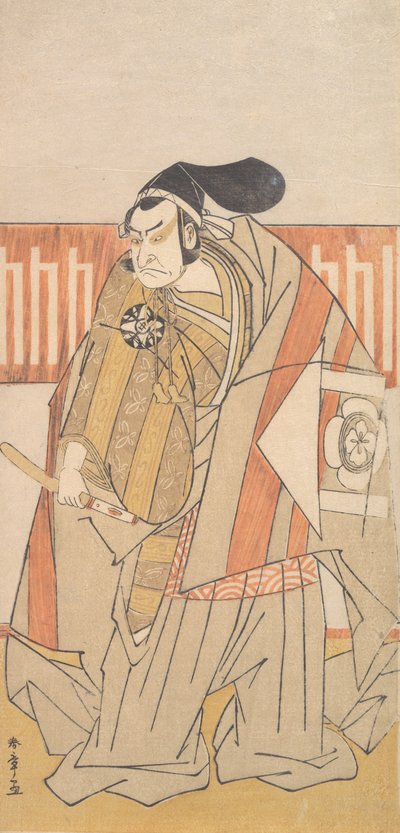 Le premier Nakamura Nakazo dans le rôle de Kudo Suketsune, probablement 1775 - Shunsho