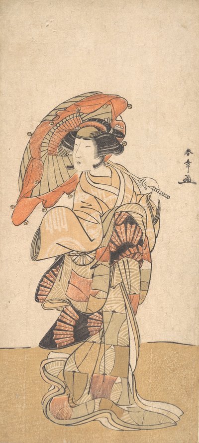 Le premier Nakamura Tomijuro en tant que danseuse, daté d