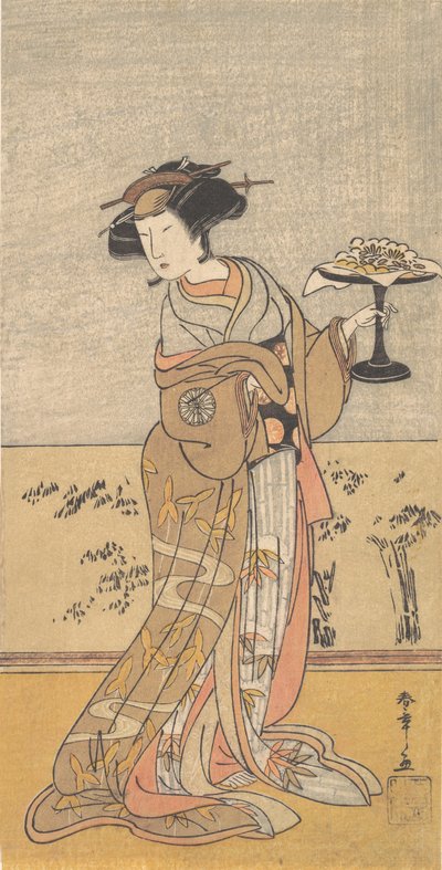 Le Premier Nakamura Tomijuro dans le rôle de Shigenoi, 10ème mois, 1777 - Shunsho