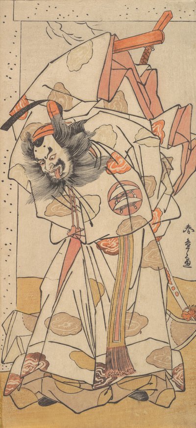Le Deuxième Nakajima Mihoemon dans le rôle de Sadaijin Jihei, 1776 - Shunsho