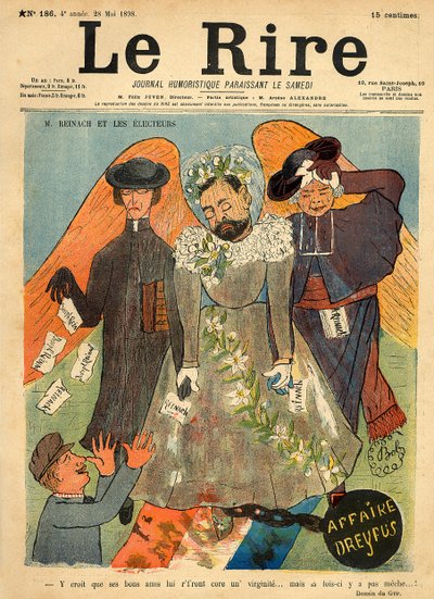 Caricature de Joseph Reinach, couverture de 