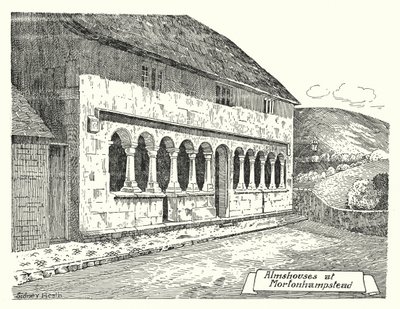 Almshouses à Mortonhampstead - Sidney Heath