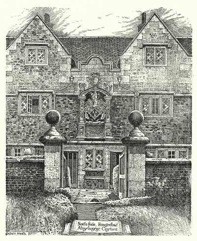 North Side, Hungerford Almshouses, Corsham - Sidney Heath