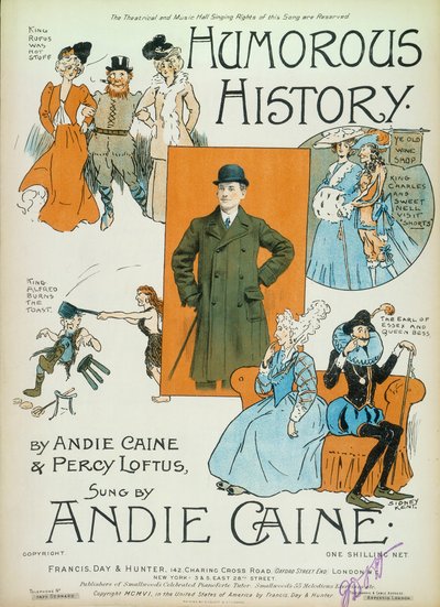 Histoire humoristique, dessins animés sur la couverture d