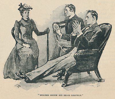 Holmes Secoua la Tête Gravement, 1892 - Sidney Paget