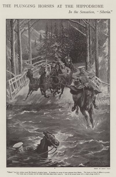 Chevaux plongeants en Sibérie, une performance à l