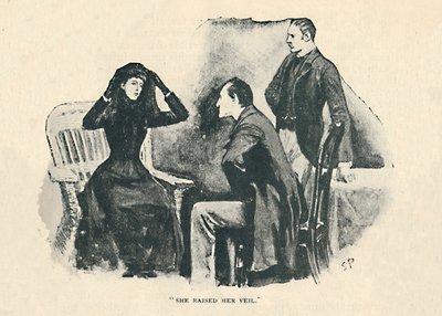 Elle a levé son voile, 1892 - Sidney Paget