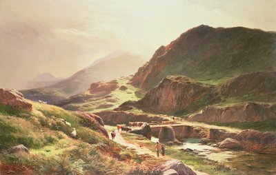 Scène des Highlands - Sidney Richard Percy