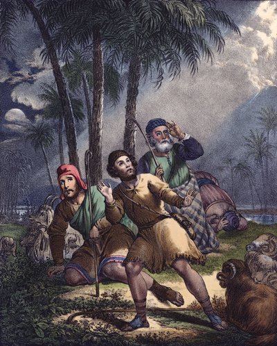 Annonce du Christ aux bergers juifs - Siegfried Detler Bendixen