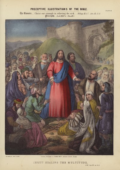 Christ guérissant la multitude - Siegfried Detler Bendixen