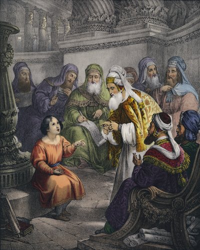 Le Christ avec les Docteurs dans le Temple - Siegfried Detler Bendixen