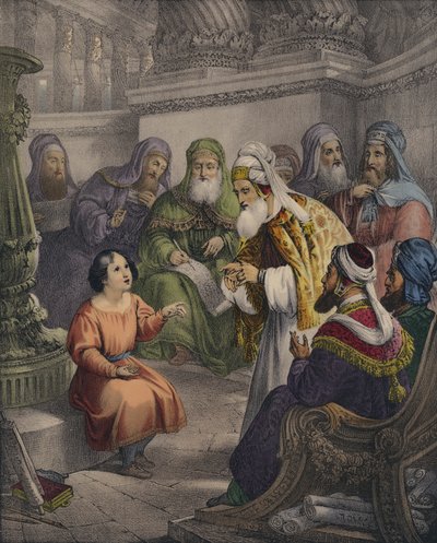 Christ avec les docteurs dans le temple - Siegfried Detler Bendixen