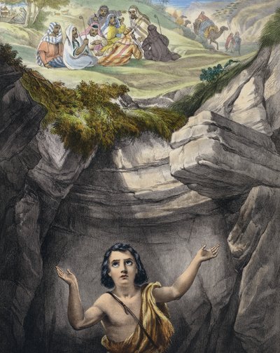 Joseph jeté dans la fosse par ses frères - Siegfried Detler Bendixen