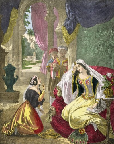 La Servante Hébraïque Captive qui Servait la Femme de Naaman, tiré d