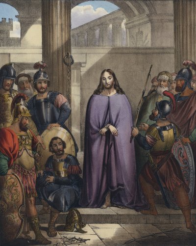 Les soldats romains se moquent de Christ - Siegfried Detler Bendixen