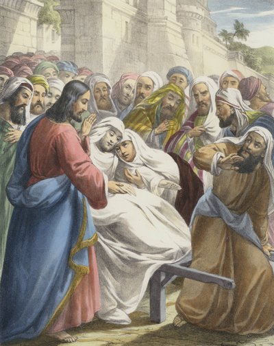 Le fils de la veuve de Naïn ressuscité - Siegfried Detler Bendixen